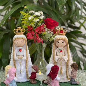 PDF Nossa Senhora de Fátima Manto com os Pastorinhos